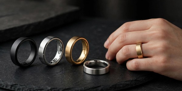 Melhores smart rings 2026: anéis inteligentes em preto, prateado e dourado